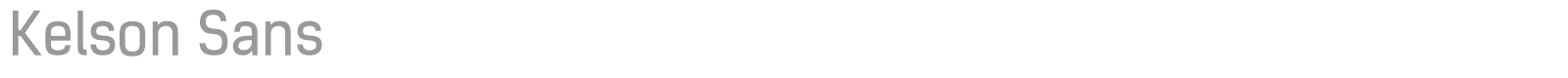 Kelson Sans font preview